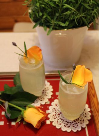 Lavendel Gin Fizz - Rezept im Modespitze Blog